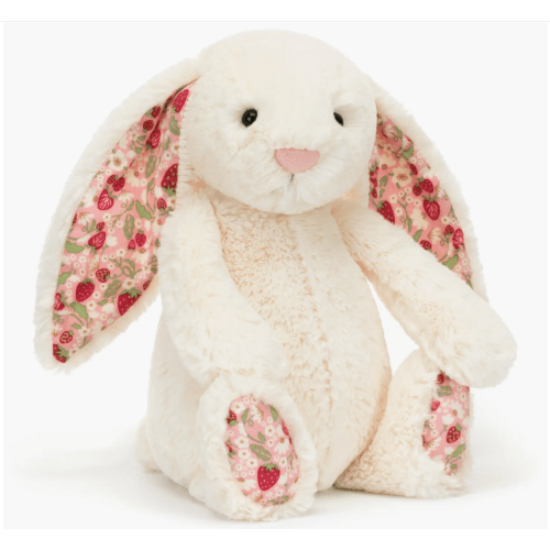 Medium Blossom Cream Bunny 'Berry' Plushie
