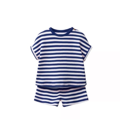 WAYAS WAFFLE SHIRT AND BERMUDA SET - Ink blue | ZARA United States
