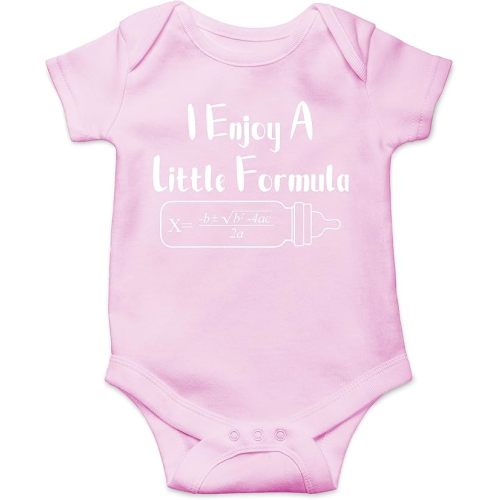 I Enjoy A Little Formula - Funny Baby Essentials Bodysuit Romper - Baby Boy Newborn Outfits