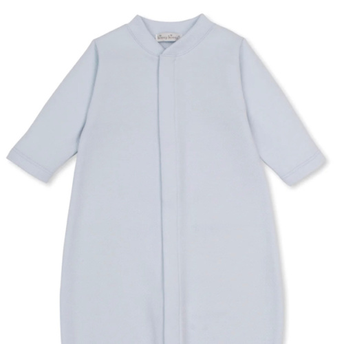 Light Blue Jacquard Baby Blessings Converter Gown