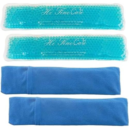 Perineal Cooling Pad, Postpartum Cold Packs Gel Bead Ice Pack Cold Therapy for Women After Pregnancy and Delivery, Gift for New Mom, 2 Ice Pack and 2 Cover (Blue)