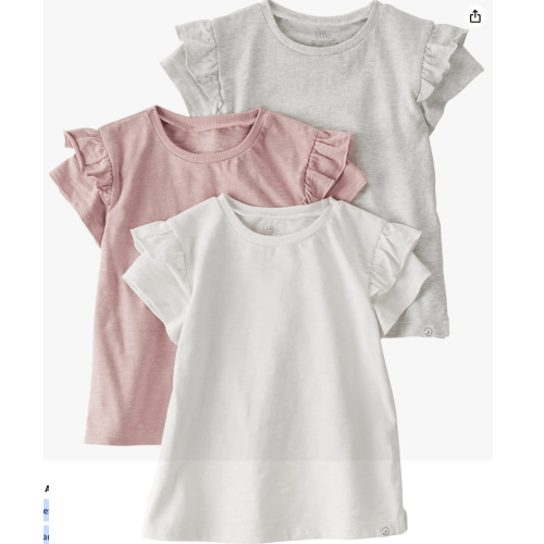 Little Planet by Carter's Unisex-Baby 3-Pack Tops Made with Organic Cotton