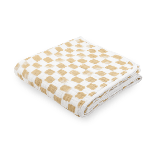 Original Cotton Muslin Quilt - Adobe Checker