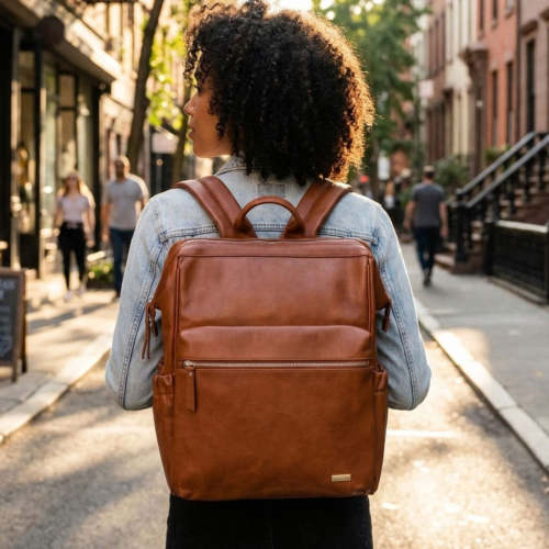 Melbourne Vegan Leather Nappy Bag Backpack Online – Nappy Bag Store