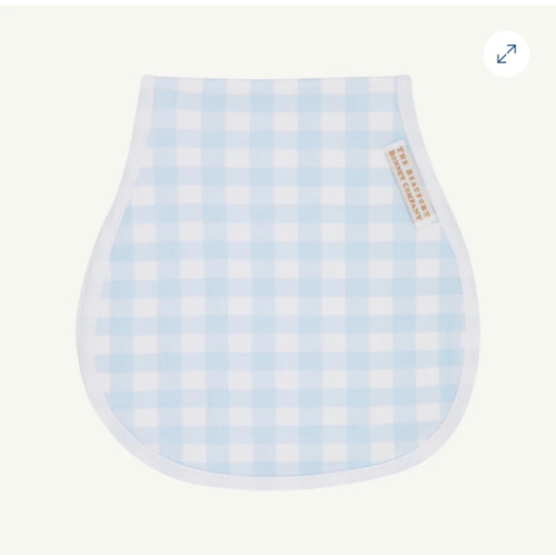 Oopsie Daisy Burp Cloth - Sir Proper's Sweet Arrival (Blue)