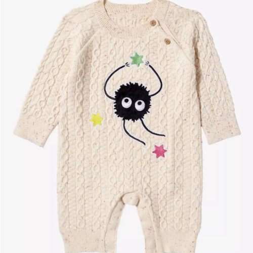 Studio Ghibli Spirited Away Soot Sprites Confetti Knit Infant One-Piece | BoxLunch