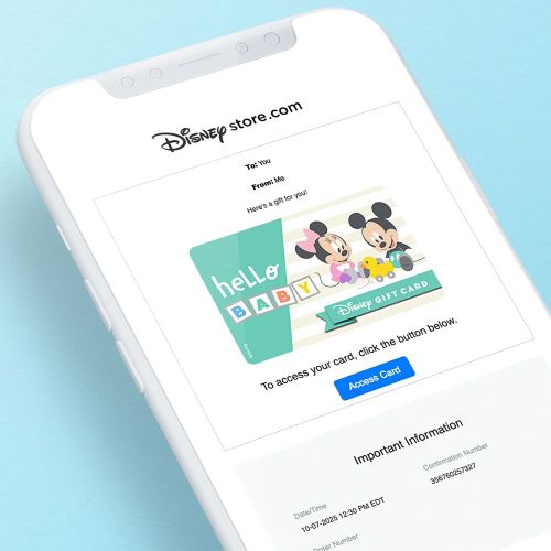 Digital Disney Gift Card – Mickey and Minnie Mouse Hello Baby | Disney Store