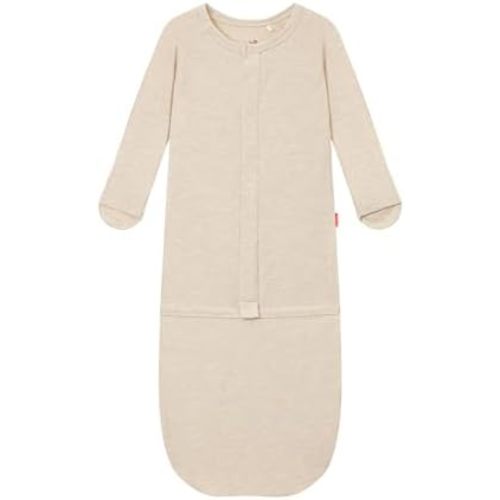 Baby Sleeper Gown Bamboo Viscose Infant Gowns Unisex Baby Sack Sleepers with Mittens & Convertible Pouch