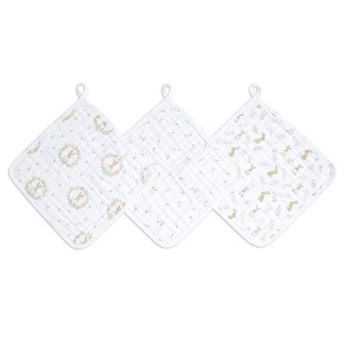 aden + anais essentials 3-pk Cotton Muslin Washcloths