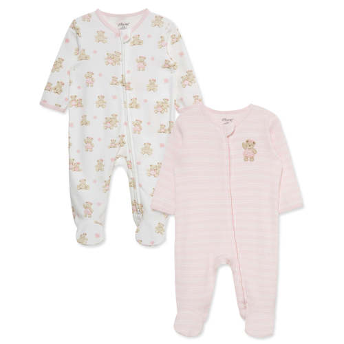 Dainty Bears 2-Way-Zip Footies 2-Pack