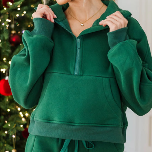 NURSING COLLECTION: Love In Every Layer Emerald Pullover