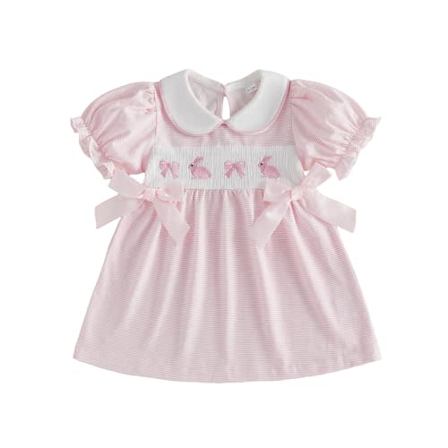 MoZiKQin Toddler Baby Girl Birthday Dress Short Sleeve Embroidery Princess Dresses 1st 2nd 3rd Birthday Outfit Girl