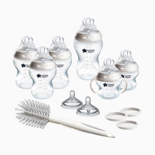 Natural Start 12 Piece BPA Free Bottle Set - Clear