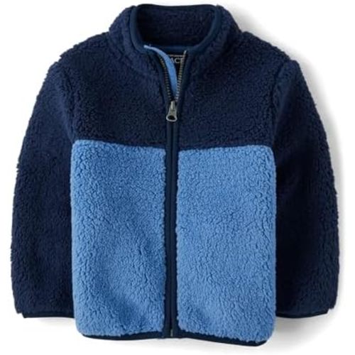 The Children's Place Baby Boy's and Toddler Cozy Fuzzy Sherpa Jacket