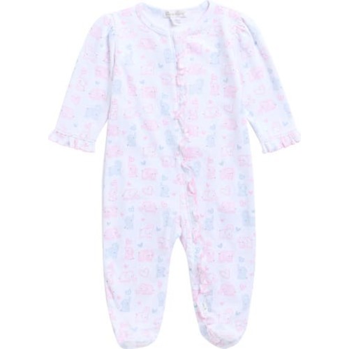 Print Pima Cotton Footie, 0-3M