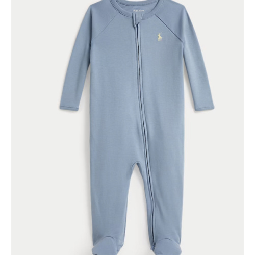 Cotton Interlock Footed Coverall
