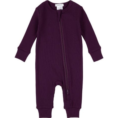 Cotton Blend Rib Romper, 18M