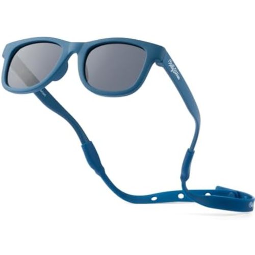 Polarized Baby Sunglasses With Strap - Unbreakable Flexible Infant Sunglasses For Toddlers Newborns 0-24 Months