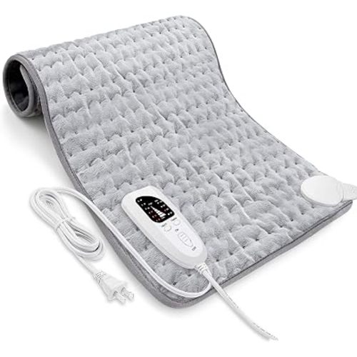 Electric Heating pad for Back Neck Shoulder Abdomen Knee 24x12inch