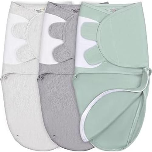 Mama Cheetah Baby Swaddle Blanket with Zipper, Newborn Swaddle Sack, Baby Swaddles Sleep Sack 0-3 Months, Baby Swaddle Wrap for Baby Boy & Girl, 3-Pack