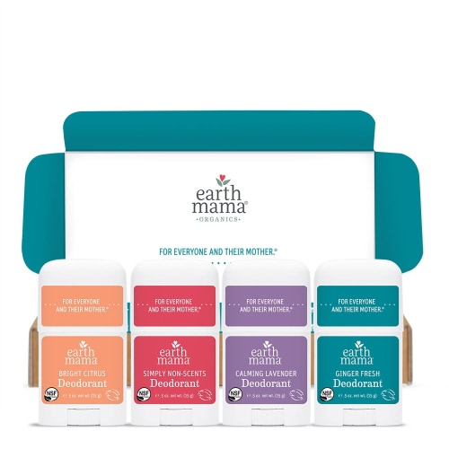 Mini Natural Deodorant 4-pack | Earth Mama