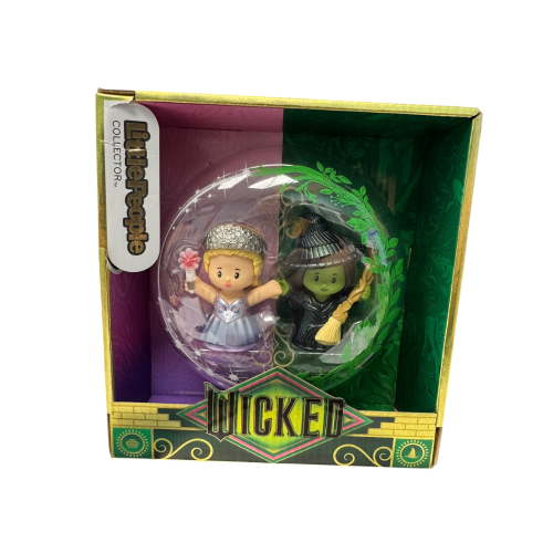 Fisher-Price Little People Collector Wicked Movie 2-Pack Set Glinda & Elphaba (Special Edition)