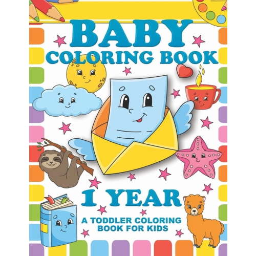 Baby Coloring Book 1 Year