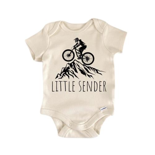 Sender Mountain Bike Baby Onesie® Newborn Cotton Bodysuit Baby Shower Gift