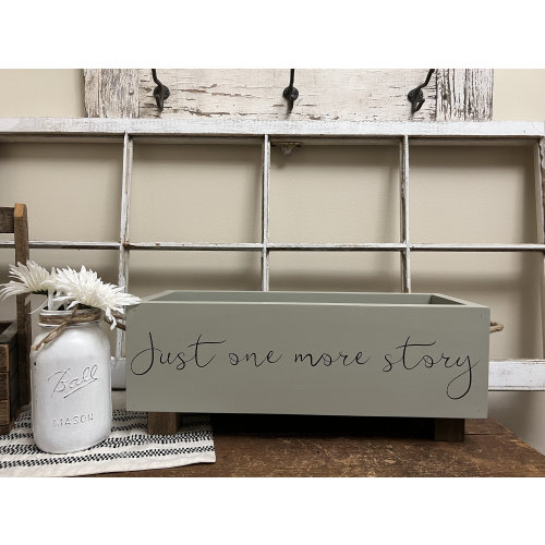 Just one more story, child bookcase, baby book box