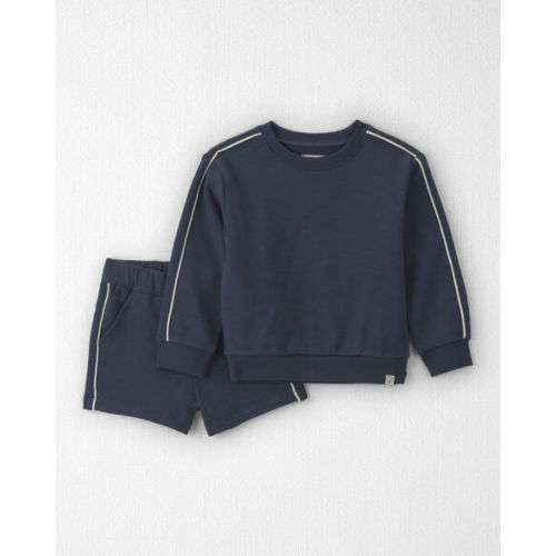 Toddler 2-Piece Organic Cotton French Terry Pullover & Short Set - Little Planet | Carter's