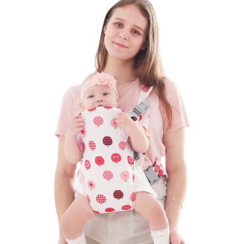 KIYUMI Carrier Portable Newborn Toddler Baby Sling Carrier,Lightweight & Breathabl Hip 4 in 1 Carry Child Infant Sling(8-35lbs),Fruit
