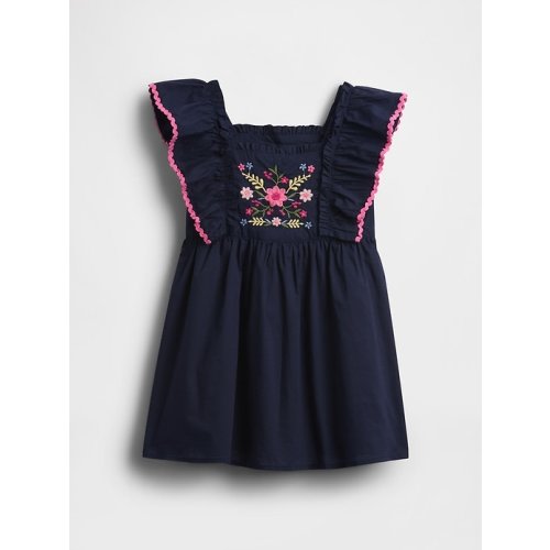 Baby & Toddler Flutter-Sleeve Dress | Gap