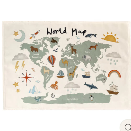 World Map Wall Hanging (Small)