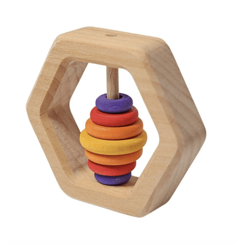 Grimm's Spiel & Holz
Honeycomb Hexagon Baby Rattle
