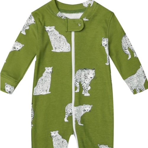 Owlivia Organic Cotton Baby Boy Girl Zip up Sleep 'N Play Pjs, Footless, Long Sleeve