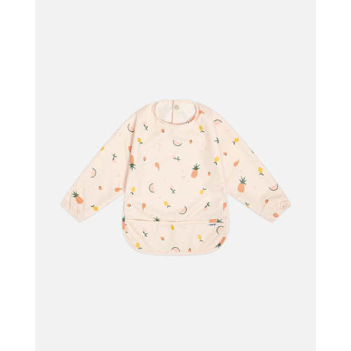 Smock Bib  / Fruit Print Grapefruit / 6mo - 2yrs