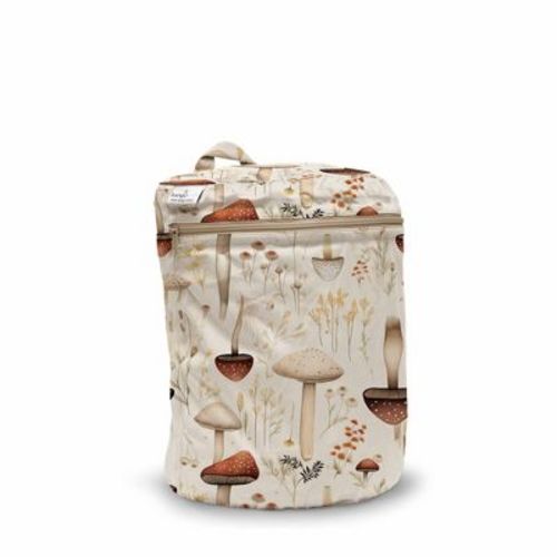 Kanga Care 3D Dimensional Seam Sealed Wet Bag Mini - Mushie Beige