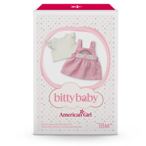 Rainbow Corduroy Outfit for Bitty Baby® Dolls