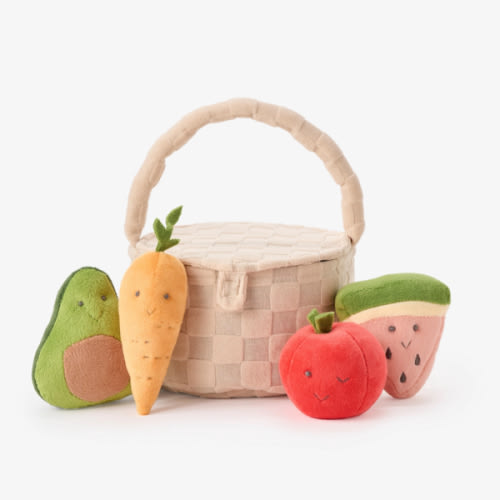 Plush Picnic Basket Activity Set MULTI / O/S
