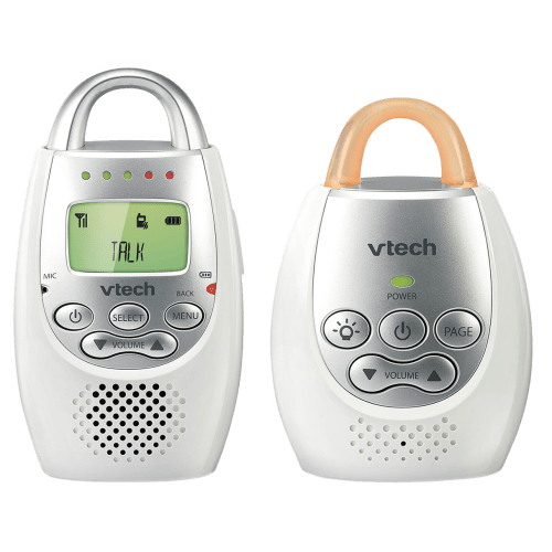 V-Tech Digital Audio Baby Monitor with up to 1,000 ft of Range, Vibrating Sound-Alert, Talk Back Intercom & Night Light Loop