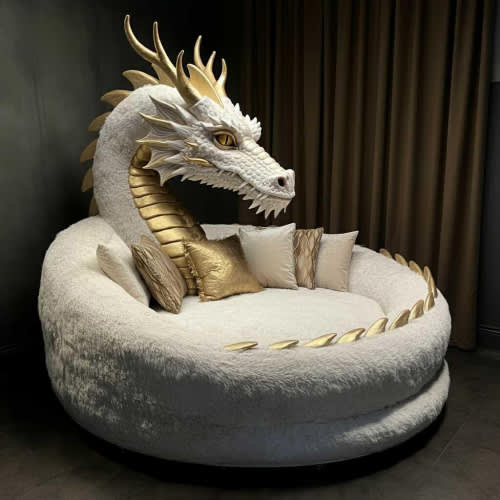 Giant Dragon Loungers: Unleash Mythical Comfort in Your Home-5