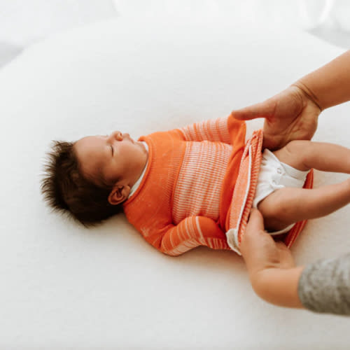 Orange Swaddle Sleep Sack - Small ( 6-12 pounds)