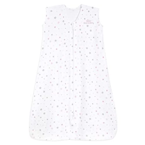 HALO SleepSack, 100% Cotton Wearable Blanket, Swaddle Transition Sleeping Bag, TOG 0.5, Watercolor Dinos, Large, 12-18 Months