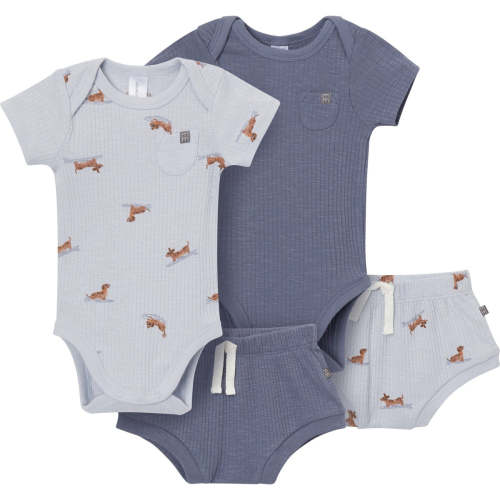 4-Piece Baby Boys Dachshund Surf Bodysuit and Shorties – Gerber Childrenswear