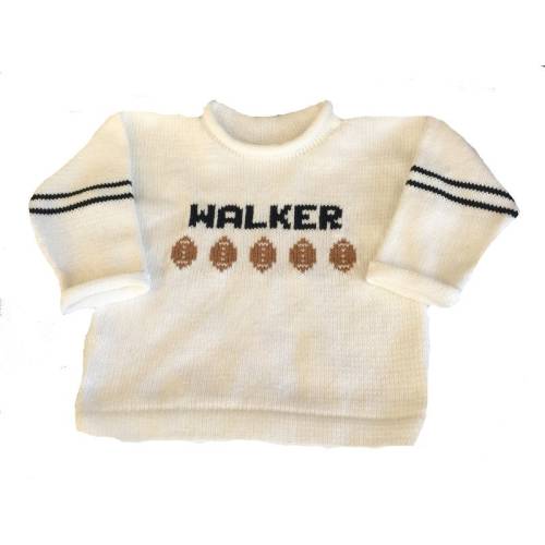 Personalized Football Sports Name Sweater