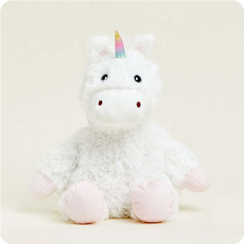 White Unicorn Warmies | Microwavable White Unicorn Warmies Stuffed Animal | Warmies USA