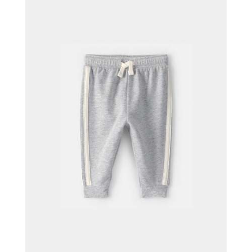 Baby Boy French Terry Pants - Heather Grey&nbsp;| 6M