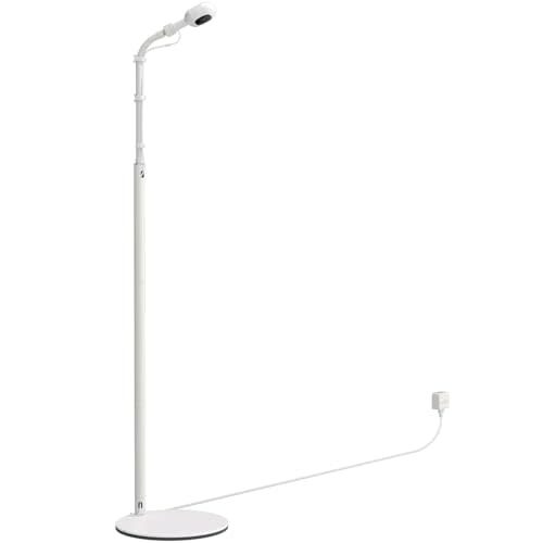 Upgraded Nanit Floor Stand, Heavy-Duty Nanit Pro Baby Monitor Stand Adjustable Gooseneck Holder Compatibility for Nanit Pro/Plus/Original Cameras, No Tools or Wall Damage (Camera Not Included)
