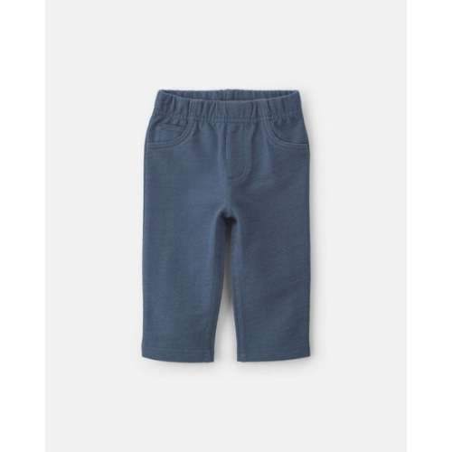 Baby Boy Knit Chambray Pants - Indigo | Carter's