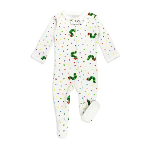 x 'The Very Hungry Caterpillar™' Fitted One-Piece Organic Cotton Footie Pajamas